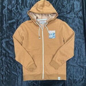 OP Men's Brown Zip-Up Sweater